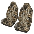 thumbnail image 2 of 2pcs Hunting Camouflage Automotive Car Seat Covers Front Set, Universal Fit High Back Seat Covers For Cars, Auto, Trucks, SUV, And Van, 2 of 10