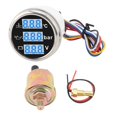 thumbnail image 2 of Digital Boat Water Temp Oil Pressure Voltmeter with Triple Gauge Set, High Clarity Digital Display, Reliable Reminding System for Cars, RVs, Trucks, Boats, Yachts, and, 2 of 7