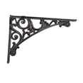 thumbnail image 4 of GROWTH TANK Wall Shelf Bracket Compact Shelf Support for Kitchen Book Shelves Wall Decor Black, 4 of 9