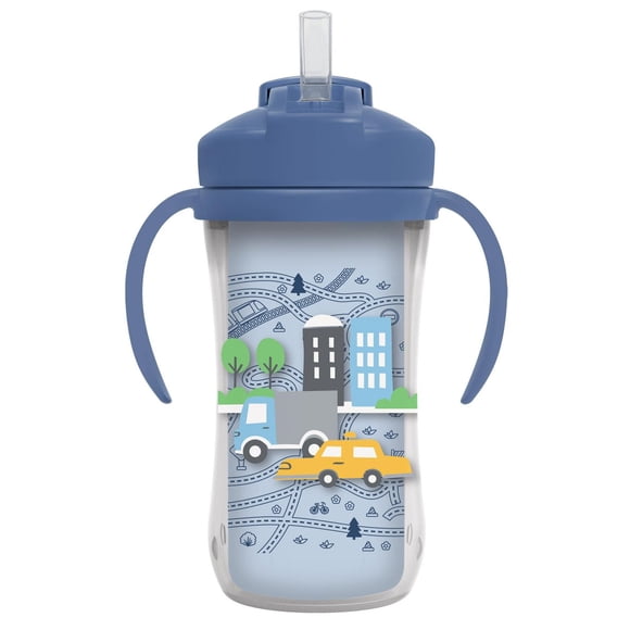 Parent’s Choice Insulated Sippy Cup with Straw and Handles, 300 ml, 12m+