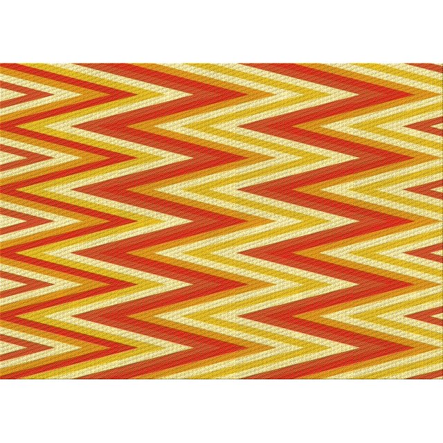 Ahgly Company Machine Washable Indoor Rectangle Transitional Orange Red Orange Area Rugs, 3' x 5'