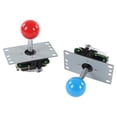thumbnail image 4 of Arcade Game DIY Parts, Board Game Rocker Joystick Encoder Complete Parts  For Friends Gathering Blue And Red, 4 of 8