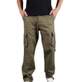 thumbnail image 1 of Mikilon Pantalon Salopette Résistant à l'Usure pour Hommes Grande Taille en Pur Coton à Multiples Poches, 1 of 6
