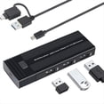 thumbnail image 2 of New M.2 Solid State Drive Box NVME Computer External 10Gbps Removable SSD Box USB3.2,1 * SSD enclosure,Black, 2 of 8