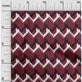thumbnail image 1 of oneOone Georgette Viscose Fabric Chevron Geometric Fabric Prints By Yard 42 Inch Wide, 1 of 4