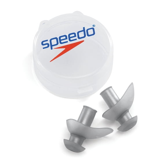 Speedo Adult Unisex Ergo Ear Plug - Silver, One Size