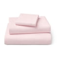 thumbnail image 2 of Mainstays Kids 220TC Cotton Chambray Pink Twin, 3 Piece Sheet Set, 2 of 8