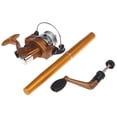thumbnail image 4 of Pen Fishing Rod and Reel Combo Aluminum Alloy Mini Telescopic Pocket Fishing Rod Pole Spinning Reel Set, 4 of 8