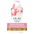 thumbnail image 1 of Olay Fresh Outlast Body Wash, White Strawberry & Mint, 1 of 10