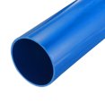 thumbnail image 1 of Uxcell Rigid Round Pipes High Impact for Water Pipe Crafts Cable Sleeve Blue 101.6mm x 110mm, 1 of 6