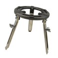 thumbnail image 2 of HILABEE Chemistry Lab Adjustable Tripod Accessories Simple Assembly Oil Burner Stand Aluminum Material, 2 of 9