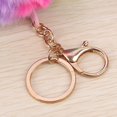 thumbnail image 4 of Pom Pom Keyring Faux Fur Decorative Fuzzy Ball Keychain Bag Charm for Women, 4 of 10