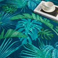 thumbnail image 5 of Bedspread Coverlet Set Queen Size Quilts Bedding Leaves Quilts Spring Summer Lightweight Bedding Reversible Quilts Bedspread Home Quilts Tropical Green Palm Tree Leaf Print Bedspread with Pillow Shams, 5 of 5