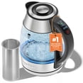 thumbnail image 1 of Bouilloire électrique Chefman 1.8L avec infuseur de thé - Acier inoxydable, 1 of 8