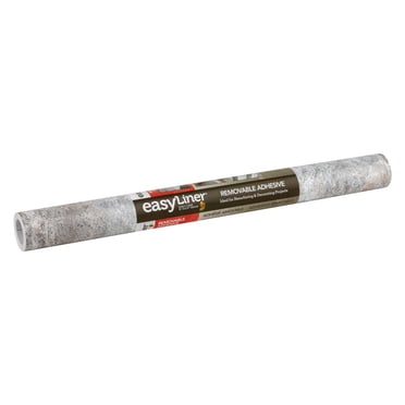 Revêtement pour étagères à surfaces adhésives EasyLiner, Motif Béton, 50,8 cm x 6 m (20 po x 20 pi)