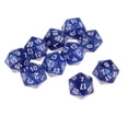 thumbnail image 1 of 10 Pack de Vingt Faces D20 Jouant à des Parties de RPG, Bleu, comme Décrit, 1 of 8