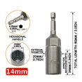 thumbnail image 2 of Electric Drill Sleeve Wind Batch Sleeve Deepened Inner Hexagonal Electric Screwdriver Batch Nut Wrench, 2 of 2