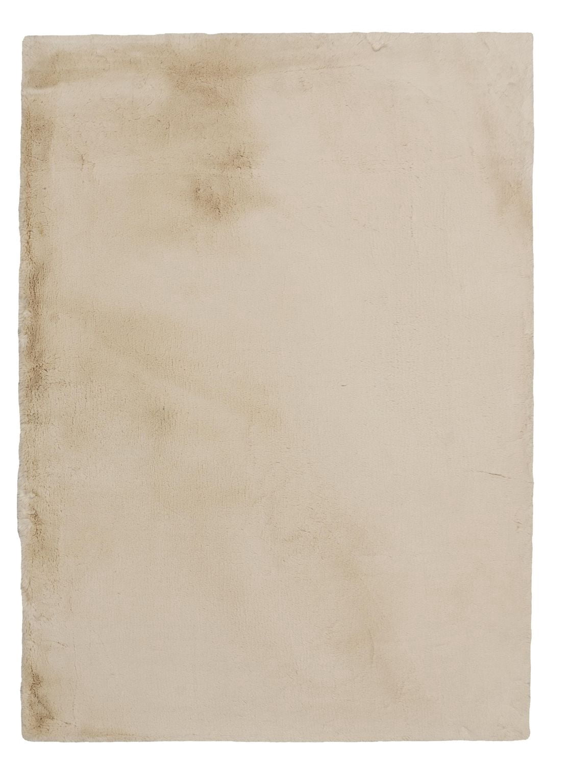 Maven Faux Rabbit Sand 3 ft. x 5 ft. Accent Rug