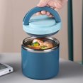 thumbnail image 1 of POINTERTECK Contenant Isotherme Isolé pour Aliments Chauds, Contenants Chauds Étanches pour le Dîner, Contenant Bento sous Vide en Acier Inoxydable, Contenant Isotherme Isolé pour Aliments, Boîte à Lunch pour Enfant Adulte École Bureau Travail, 1 of 10