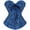 62-blue corset belts for women, variant on UPPADA Boned Corset Clearance,Corset Tops for Women Plus Size Floral Embroidered Corset Goth Lace Up Corset Overbust Corset Underbust Corset Belt Cute Bustier Lingerie