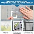thumbnail image 3 of Langgg Window Screen Self-adhesive Covering Patch Waterproof Netting Stickers Strong Stickiness Mesh Repair Sticky Patches Screens Type 1 Grey, 3 of 9