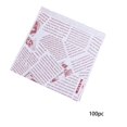 thumbnail image 4 of yuksok 100 Pieces Burger Bag Oilproof Small Paper Bags for Chocolate Cookies Donuts D, 4 of 9