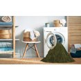 thumbnail image 2 of Ahgly Company Machine Washable Indoor Rectangle Transitional Chocolate Brown Area Rugs, 4' x 6', 2 of 7