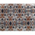 thumbnail image 4 of oneOone Georgette Viscose Fabric Triangle Ikat Decor Fabric Printed BTY 42 Inch Wide, 4 of 4