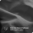 thumbnail image 3 of Bare Home Organic Cotton Duvet Cover Set, 300 Thread Count, Percale Weave, Full/Queen, Gray, 3 of 5