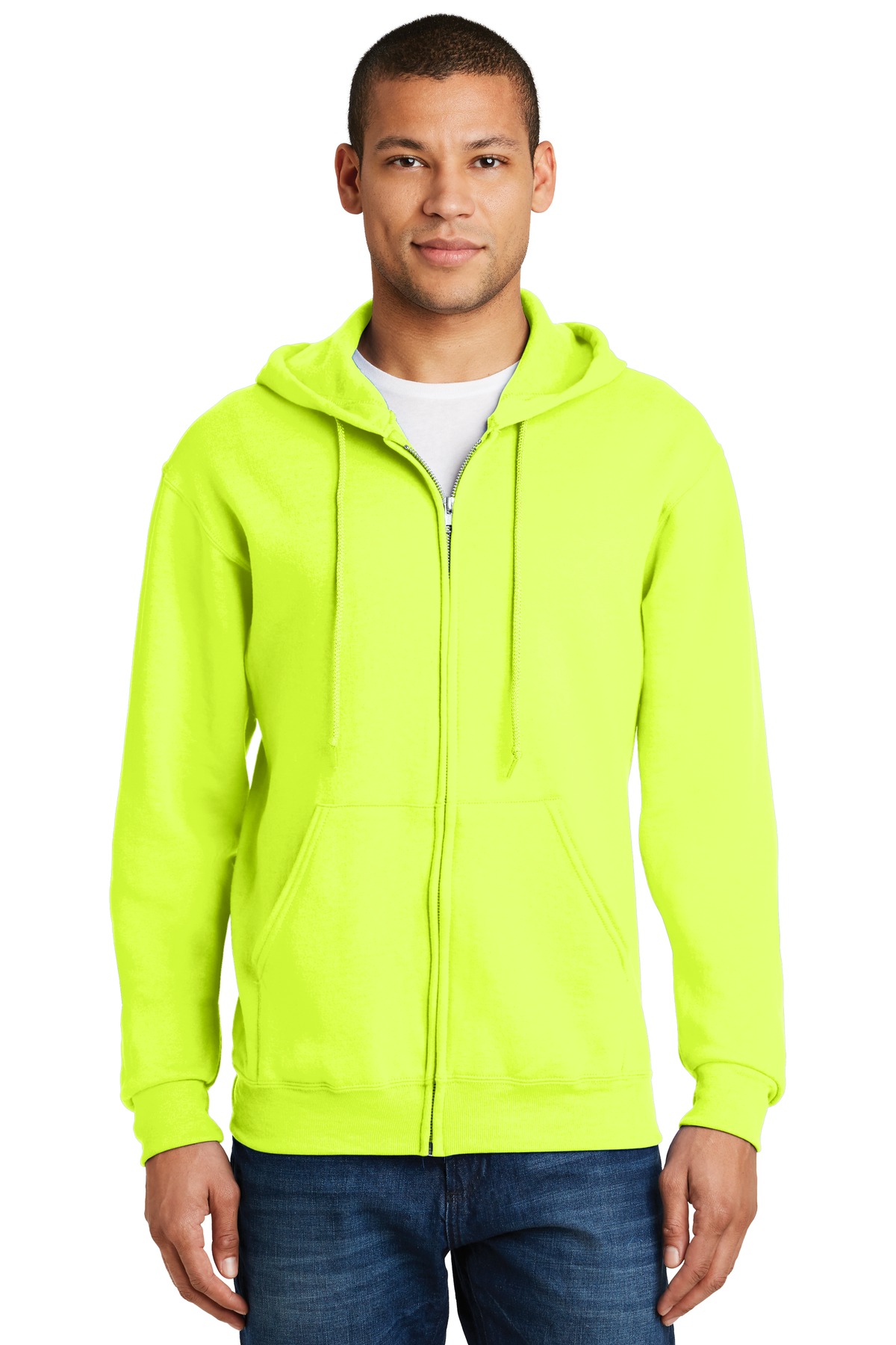 Jerzees Men's long Sleeve NuBlend Full-Zip Hooded Sweatshirt - 993M