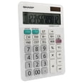 thumbnail image 3 of Sharp EL334W Desktop Calculator for High School, College & Office Use, Twin Power XL 12-Digit Display, Cost/Sell/Margin Functions, Tax Keys & Kickstand Display, 3 of 5
