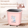 thumbnail image 4 of Dvkptbk Washing Machine Mini Portable Washing Machine, Bucket Washer for Clothes Laundry, Underwear Washing Machine for Camping, Rv, Travel, Small Spaces Kitchen & Dining, 4 of 8