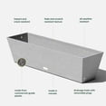 thumbnail image 4 of Veradek Pure Series Window Box 36" Plastic Planter, 4 of 7
