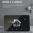 thumbnail image 2 of Smart Thermostat Temperature Controller for Electric Heating LCD Display Touch Screen Week Programmable Electric Underfloor, 2 of 8