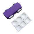 thumbnail image 2 of Siruishop Porte-craie de Piscine Multifonction Portable Compact Porte-Craie pour Queue de Billard violet, 2 of 8