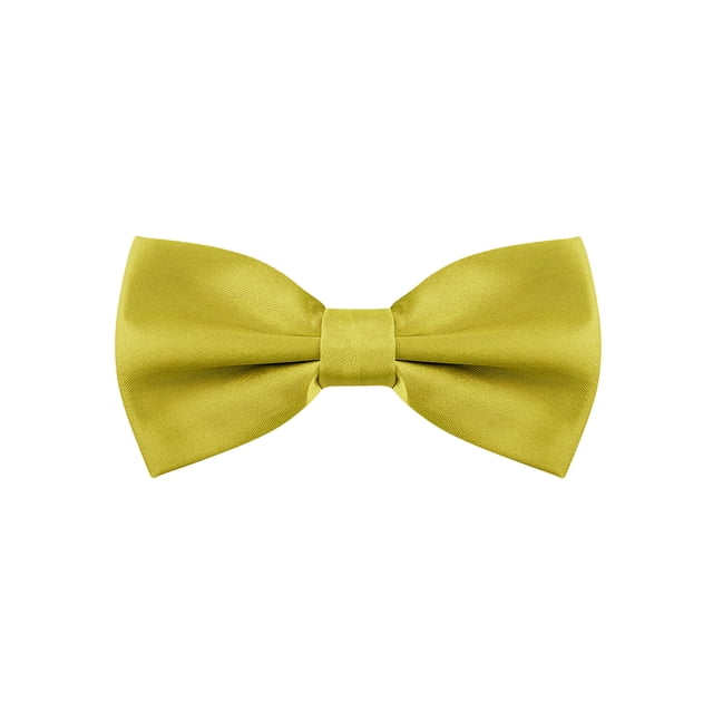 INSPIRE CHIC Accessoires de Nœud Papillon pour Homme Sangle Ajustable Formel Uni Smoking Pré-Noué Champagne