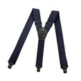 thumbnail image 2 of TISHITA Bretelles pour Hommes Robustes Ajustables Type Y Sangles Élastiques Bretelles Cachées Bleu Marine, 2 of 8