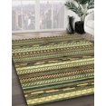 thumbnail image 2 of Ahgly Company Indoor Round Abstract Avocado Green Abstract Area Rugs, 8' Round, 2 of 6