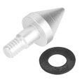 thumbnail image 2 of Car Rear Bumper Spike, Perfect Fit Anti Collision Bumper Nail Guard Aluminum  For Repair Black,Silver, 2 of 8