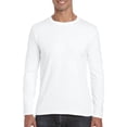 thumbnail image 2 of Gildan Mens Soft Style Long Sleeve T-Shirt, 2 of 5