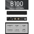 thumbnail image 2 of TOPPING B100 Mono Block Power Amplifier - 100W Output,151dB SNR/DNR, Balanced/Single-Ended Inputs, 3 Gain Modes, 12V Trigger, 2 of 10