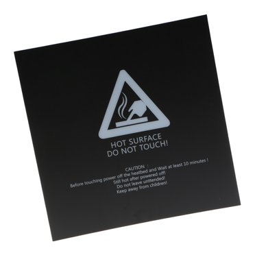 Ruiboury 3D Printer Bed Build Surface Heated Bed Plate Bed Sheet Square 250x250mm 220x220mm