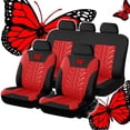 thumbnail image 1 of HIGERH Universal Car Seat Covers Set | 9-Piece Full Set for 5-Seater | Embroidered Design with Memory Silk Wadding | Breathable, Non-Slip & Comfortable Seat Cushions, 1 of 2