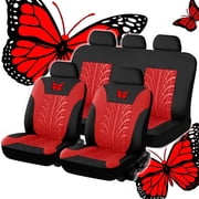 Deals of The Day Clearance! Full Set Of Car Seat Covers, Universal Embroidered Car Seat Cover Set