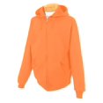 thumbnail image 4 of Jerzees Adult NuBlend Full Zip Hooded Sweatshirt, S, Safety Orange, 4 of 4