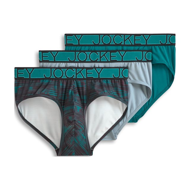 Jockey Men's Active Microfiber Brief - 3 Pack