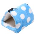 thumbnail image 2 of Easy To Hang Small Pet ,  Hammock Small Pet Sleeping Bed, For Hamster Pets Blue And White Dot, 2 of 8