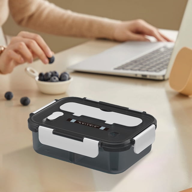EGNMCR Essentiels de Cuisine Gadgets de Cuisine Boîte à Lunch Résistante à la Chaleur Étanche Scellée Compartimentée Boîte à Lunch Compatible Micro-Ondes et Congélateur Compartiments Individuels pour le Rangement des Aliments Boîtes à Lunch