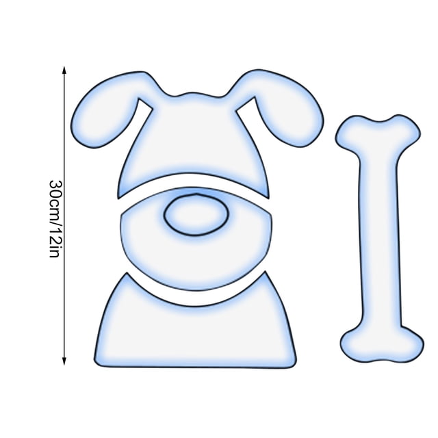Agiferg Loyal Puppy Template Set, Loyal Puppy Template Cutting Ruler, DIY Quilting, Sewing, Handicraft Embroidery, Creative Handcrafted Gifts