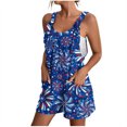 thumbnail image 1 of Penkiiy Combishort Sans Manches pour Femmes, Multicolore, G, 1 of 5